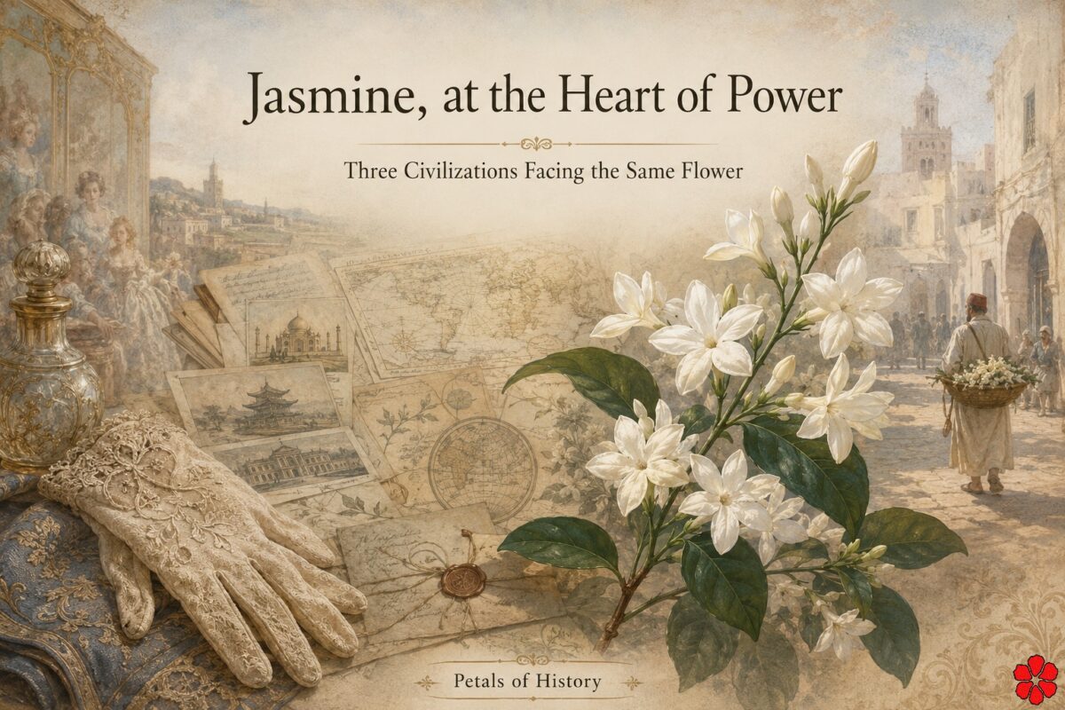 Jasmine at the Heart of Power: Three Civilizations Facing the Same Flower