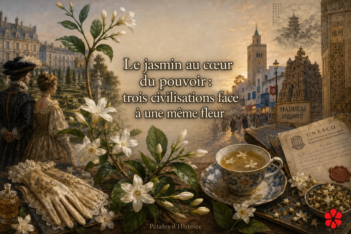 Le jasmin au cœur du pouvoir : trois civilisations face à une même fleur