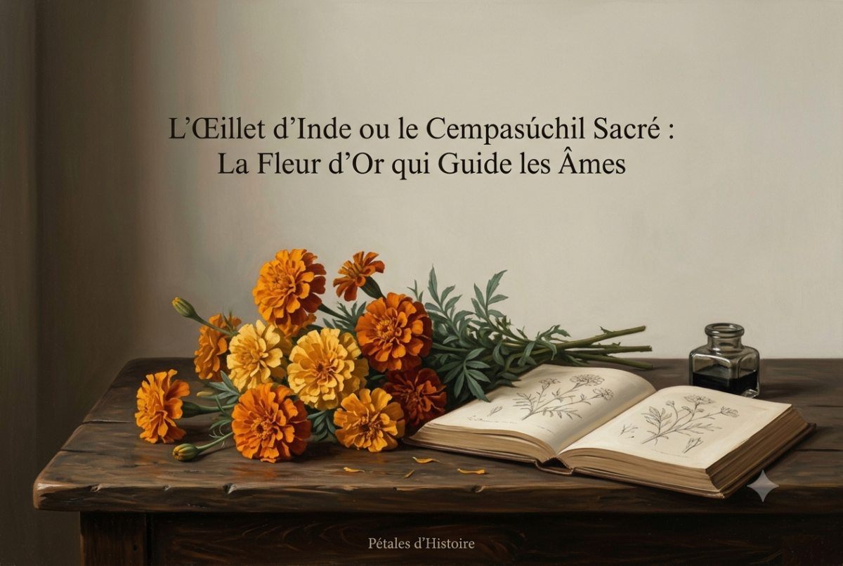 L’Œillet d’Inde ou le Cempasúchil Sacré : La Fleur d’Or qui Guide les Âmes