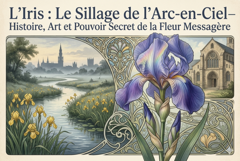 L'Iris : Le Sillage de l'Arc-en-Ciel – Histoire, Art et Pouvoir Secret de la Fleur Messagère