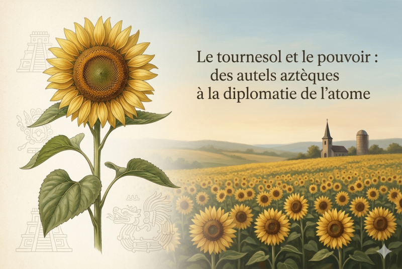 Le tournesol et le pouvoir : des autels aztèques à la diplomatie de l'atome