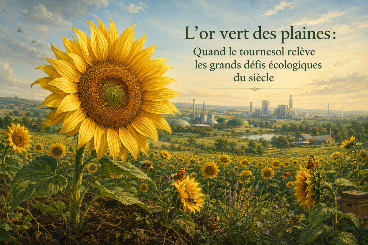 L&rsquo;or vert des plaines : Quand le tournesol relève les grands défis écologiques du siècle