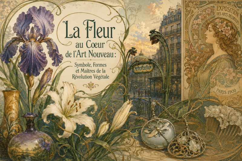 La Fleur au Cœur de l'Art Nouveau : Symbole, Formes et Maîtres de la Révolution Végétale.